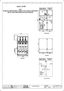 Busbar Compartment Cubicle with Circuit Breaker (CB)